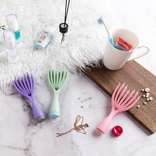Miniatura 7 de Cepillo de viaje para el cabello, seguro para desviación oculta, cepillo de pelo real para objetos de valor, perfecto para el día de la madre, día