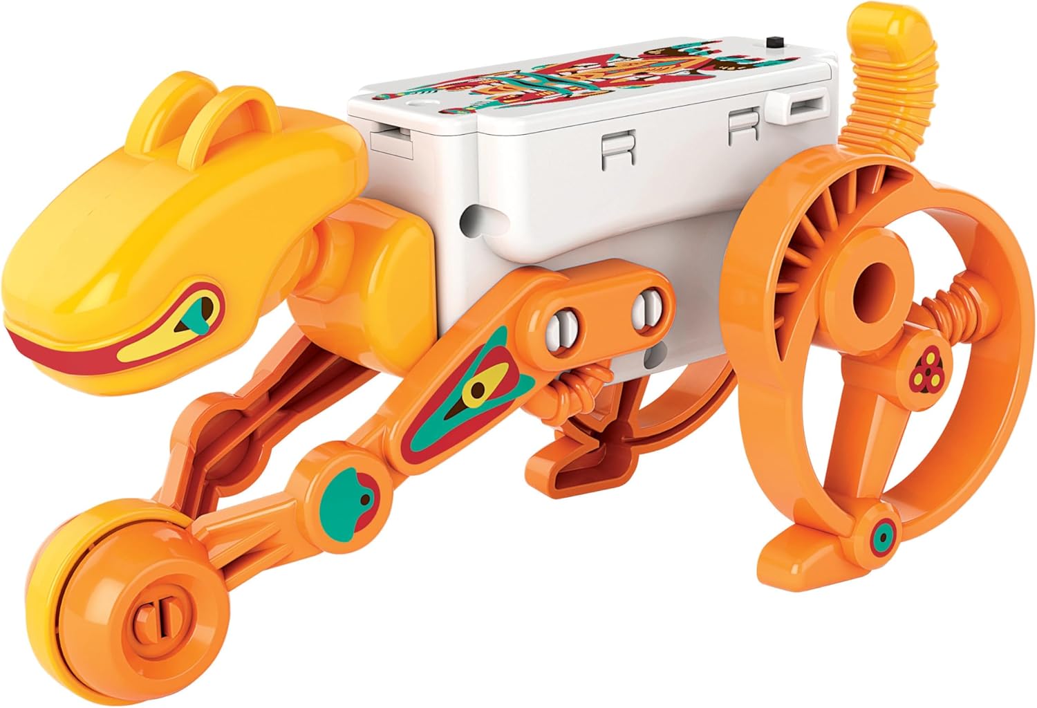 Clementoni Galileo Robotics Action Robot Runner 59431 – Building Kit for a Moving Robot – Experiment Box for Children Ages 8 and Up