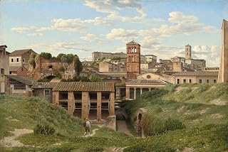 Art Print : Christoffer Wilhelm Eckersberg, View of The Cloaca Maxima, Rome, 1814, Historic Wall Décor : 24in x 16in