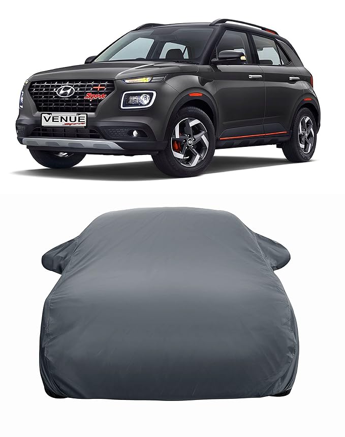 PLATONIC HUB New Hyundai Venue Car Cover Water Resistant Model 2020