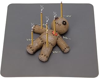 Voodoo Doll Incense Holder for Sticks with Ash Catcher, Unique Incense Burner for Praying Desktop Resin Ornament for Yoga ...