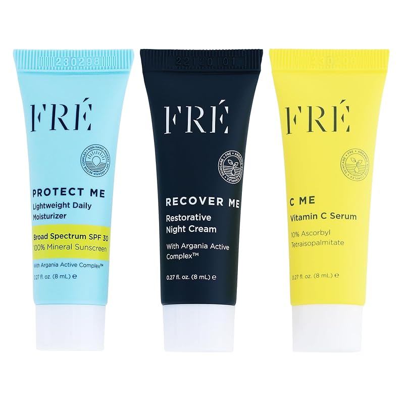 Conjunto de cuidados faciais FRÉ Deluxe Mini, 3 unidades
