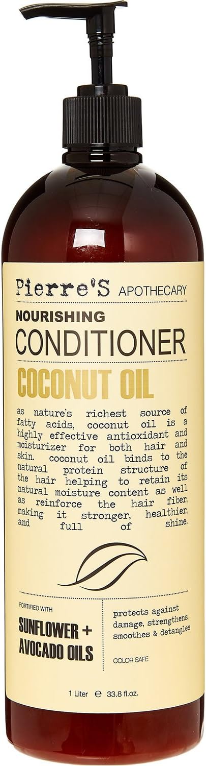 Pierre's Apothecary Women's Coconut Oil Nourishing Conditioner, 33.8 oz.