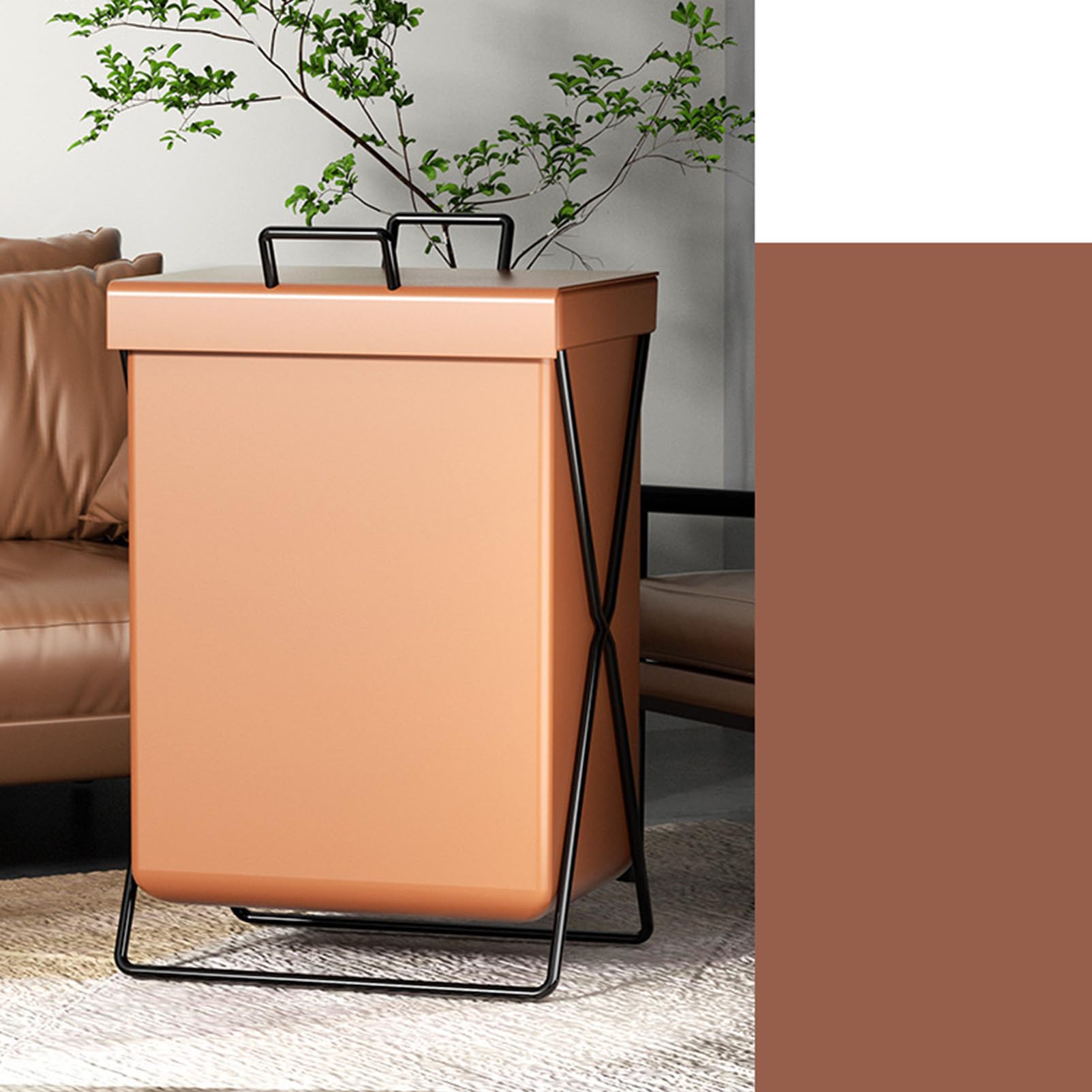 Light Luxury Dirty Clothes Basket, Household Dirty Clothes Basket Storage Basket, Bathroom Shelf
