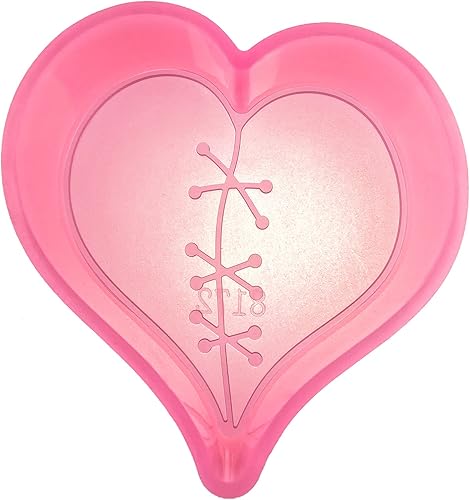 MUBYOK M184 - Molde Freshie de silicona con forma de corazón restaurado para hornear perlas aromáticas y suministros de freshie para automóvil (300