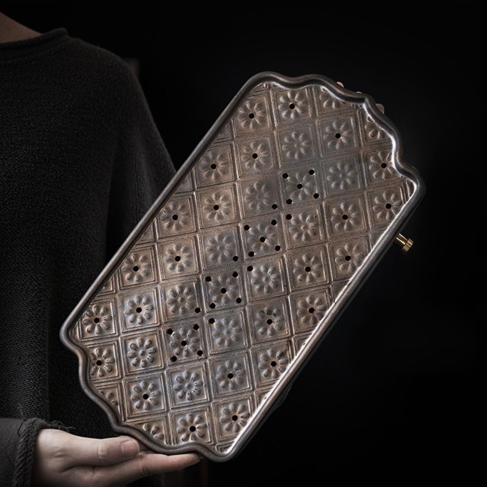 Zestaw do herbaty Gongfu, chiński ceramiczny stolik do herbaty, taca do herbaty, mała taca do przechowywania wody, prosta herbaciarnia z tacą do herbaty, taca do herbaty do gabinetu domowego