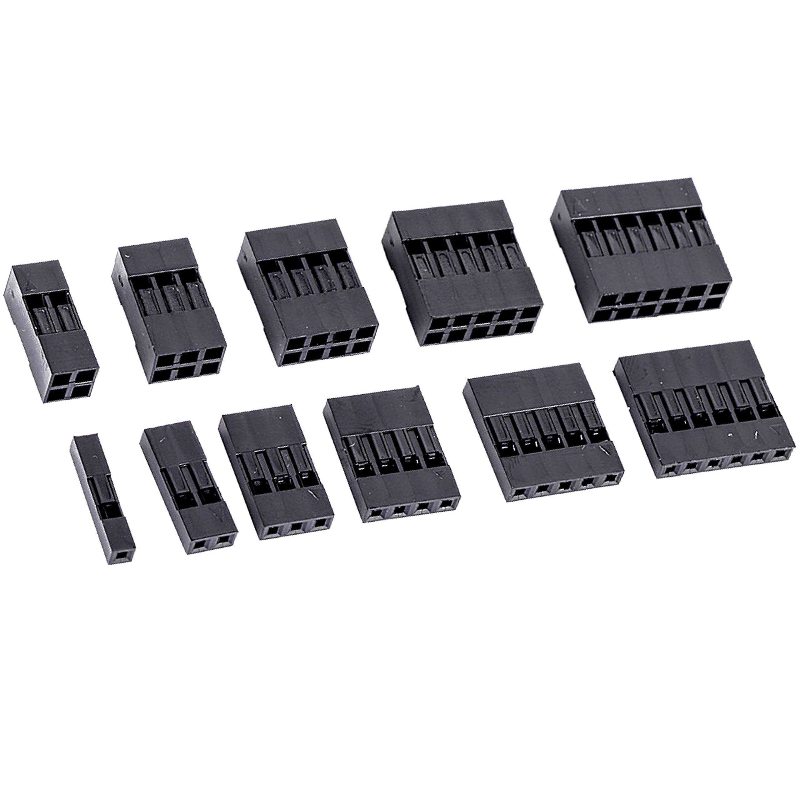 Dupont Connector Kit 1004pcs Crimp Connector Kit with 2.54 mm Crimp