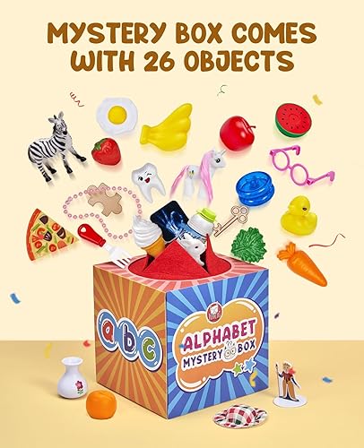 Miniatura 7 de JoyCat Juego de conteo de helados y clasificación de colores, caja misteriosa del alfabeto para niños, juguetes Montessori apilables para