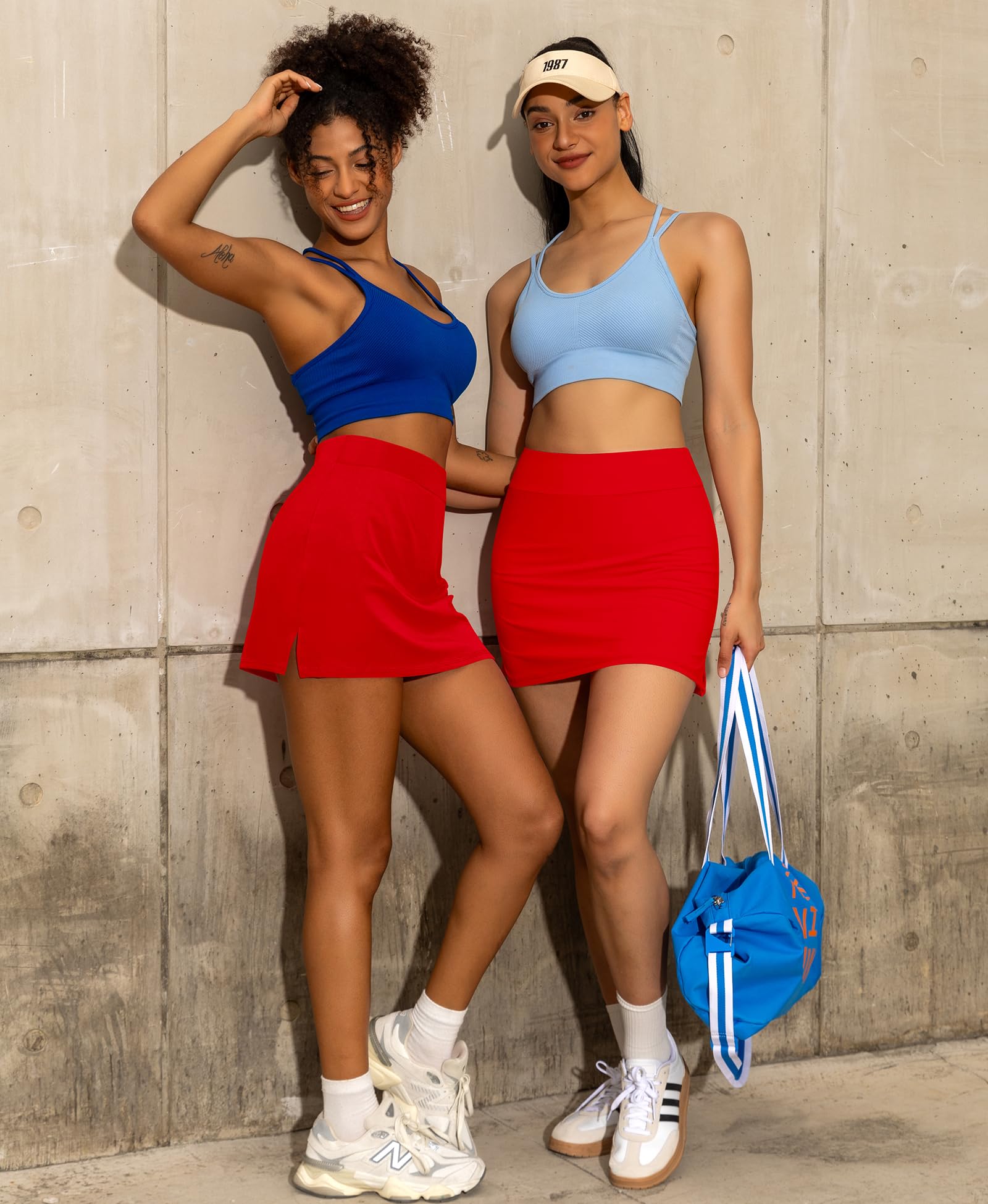 JoyGirl Falda de tenis para mujer con pantalones de cintura alta, falda deportiva de golf, falda corta, falda de tenis, informal, con bolsillos