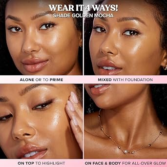 Too Faced Born This Way Super Glow Multi-Use Highlighting Skin Enhancer | Hydrating, Natural, All-Over Glow with Luminous Finish for Lit-From-Within Skin | Non-Greasy + Blendable, 30 ml