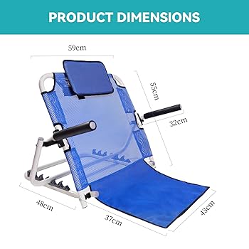 Lifting Bed Backrest,Adjustable Bed-Backrest for Sitting Up in Bed,Folding  Floor Chair for Reading with Pillow,Multi-Function Sit-Up Back Rest,  Patient Care Bed Chair with Armrest Breathable Fabric : Amazon.in: Home &  Kitchen