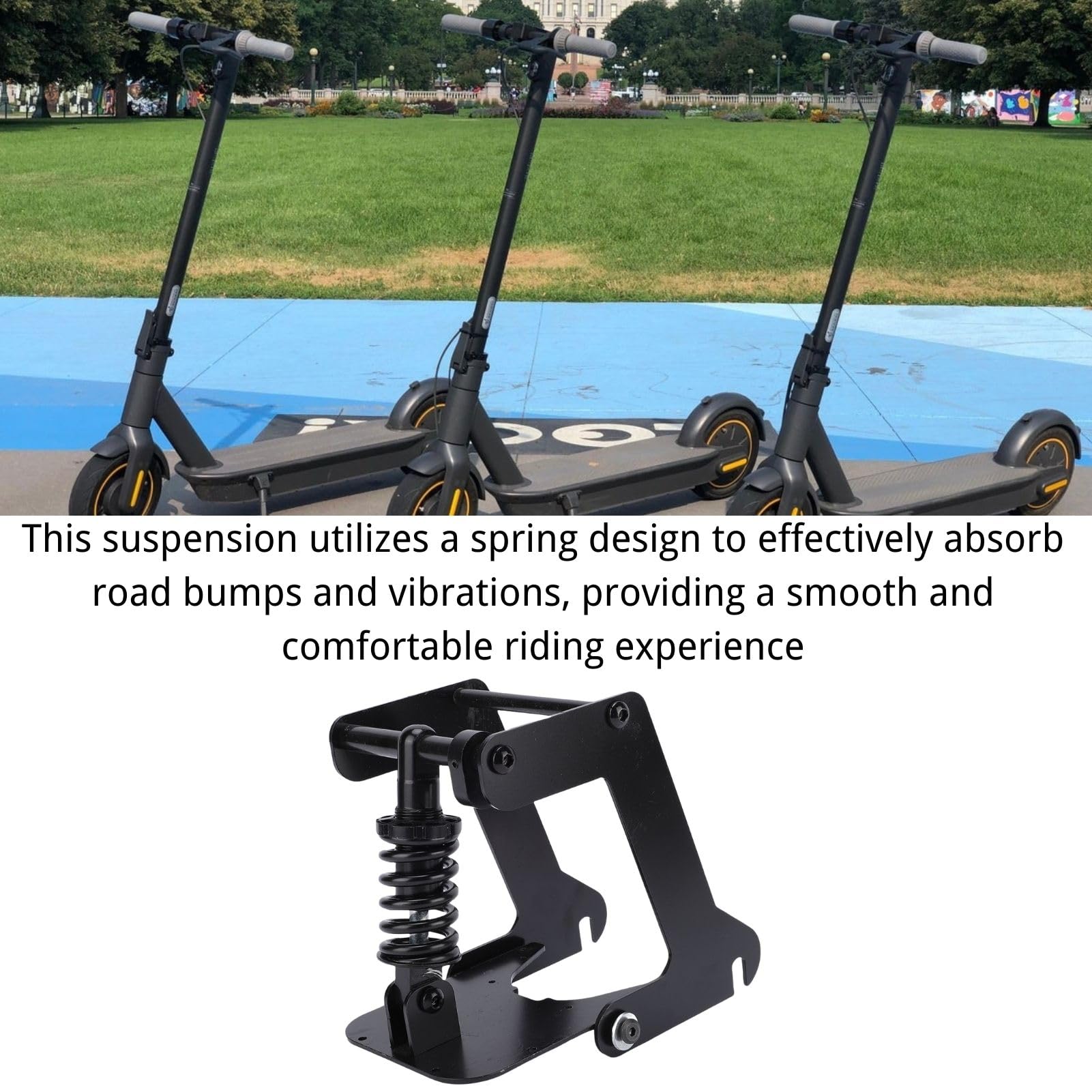 BuyWeek Kit de Suspensión Trasera Suspensión de Amortiguadores para MAX G30, de Aleación de Aluminio para Scooter Eléctrico