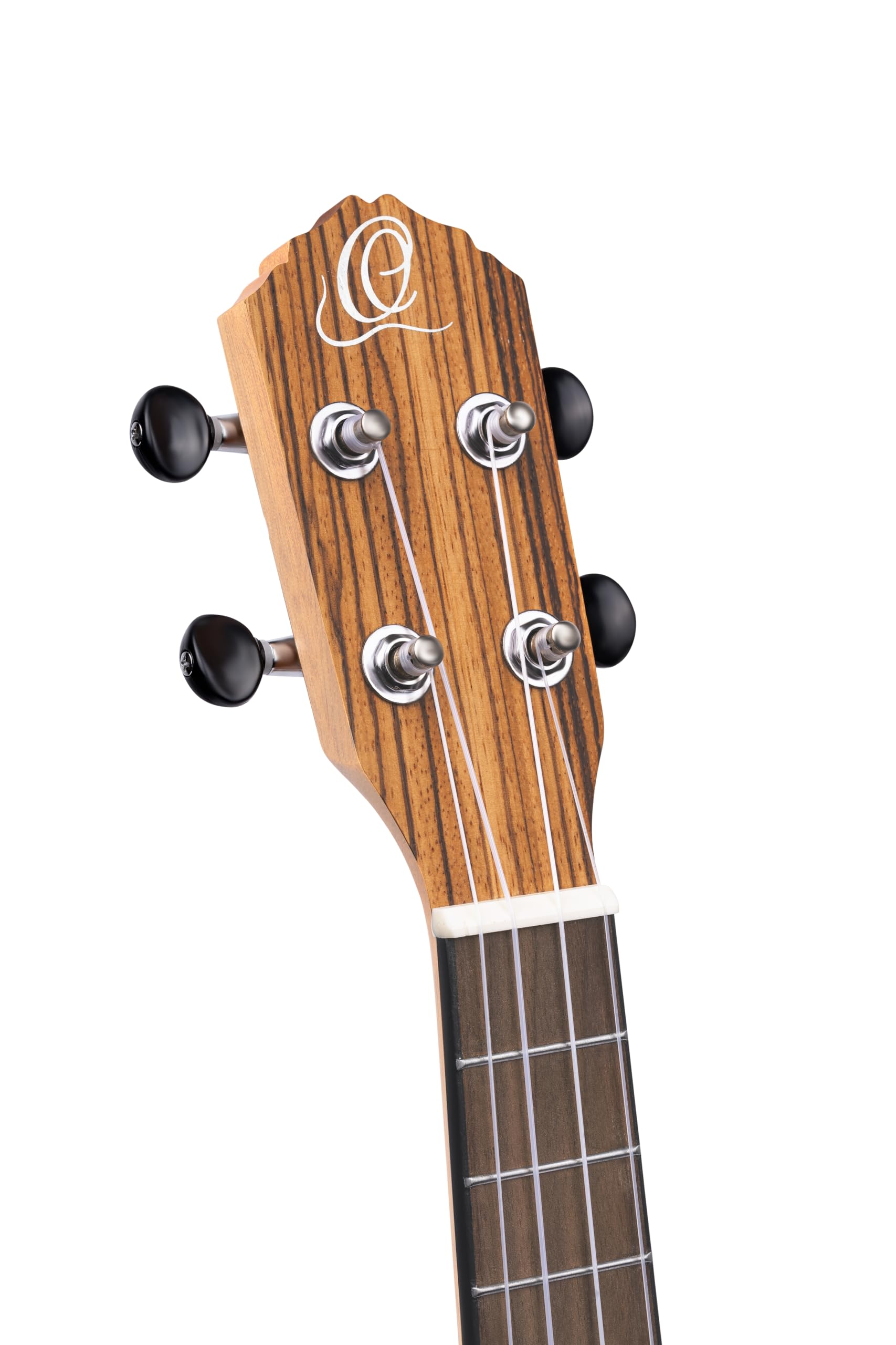 Ortega Guitars Ukulélé Concert Acoustique – Série Timber – Housse Incluse – Zebrawood, Naturel (RFU11Z)