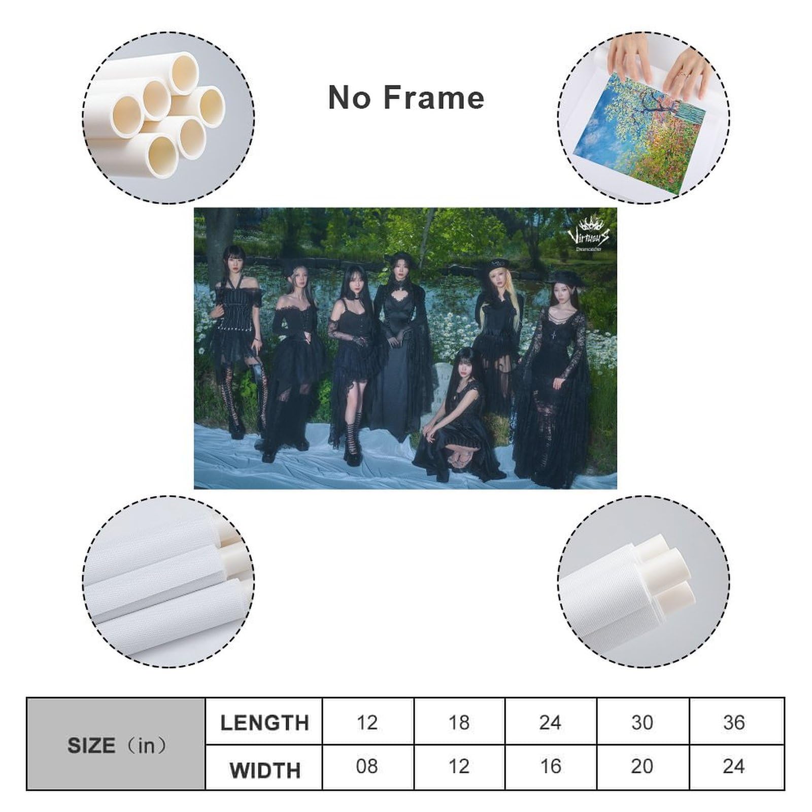 Amazon.com: Generic K-pop Artist Poster Dreamcatcher VirtuouS Ver
