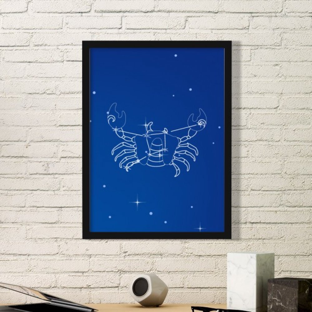 Cancer constellation cadre sans percer DIYthinker sticker petit tableau