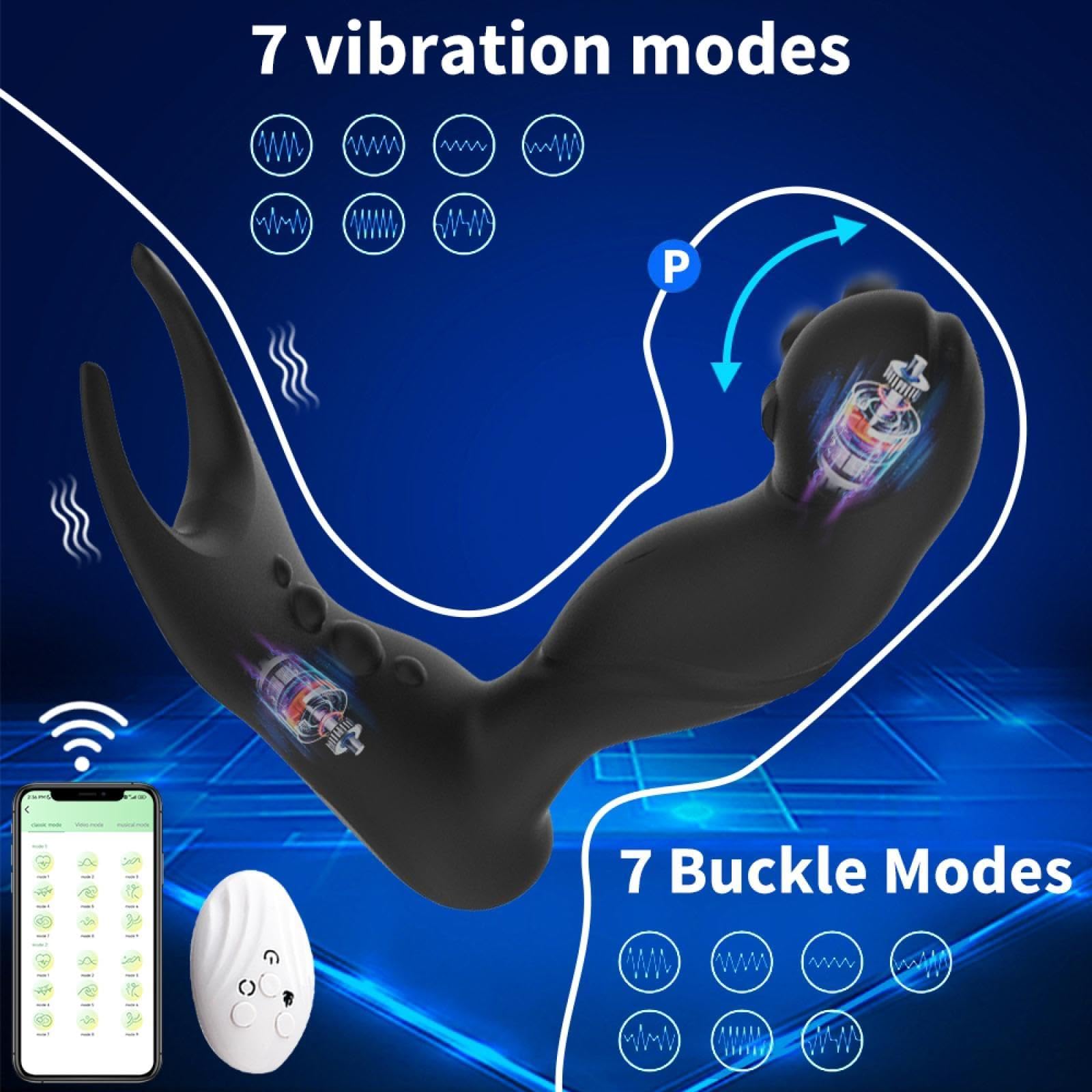 Vibratore Vibratore tappo anale maschile masturbatore riscaldamento di dildo sex machine gallo anello vibratore Per Maschi gay plug anale = tappo spina sesso giocattolo tappelle