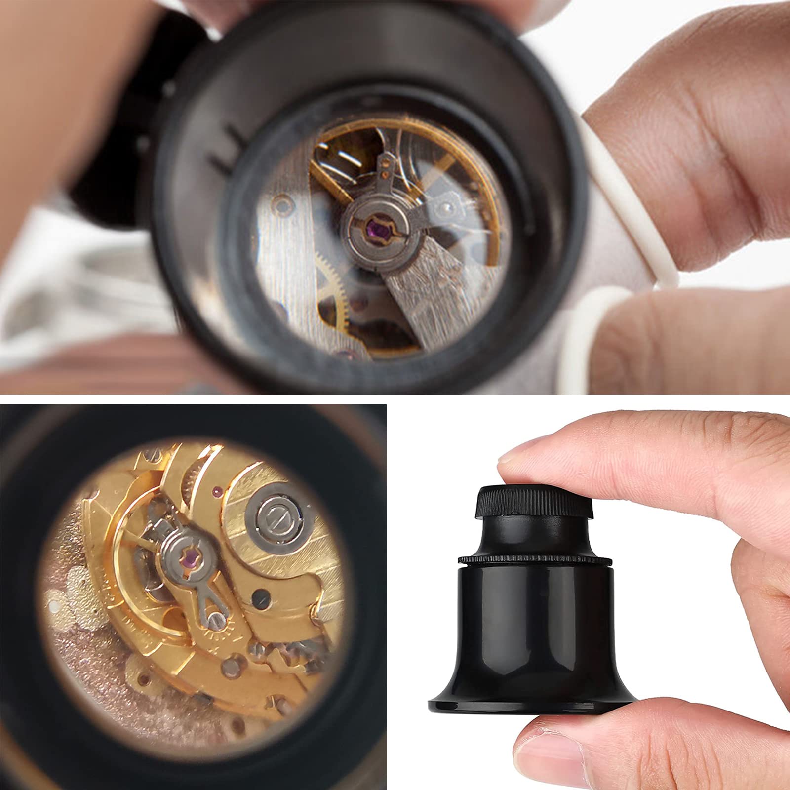 Loupe D'horloger Pour Réparation De Montres - Grossissante Avec Bandeau - Neuf Avec étiquettes