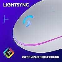 Vista 3 de Ratón para juegos con cable Logitech G203 + Paquete de teclado para juegos G213 Prodigy - Blanco