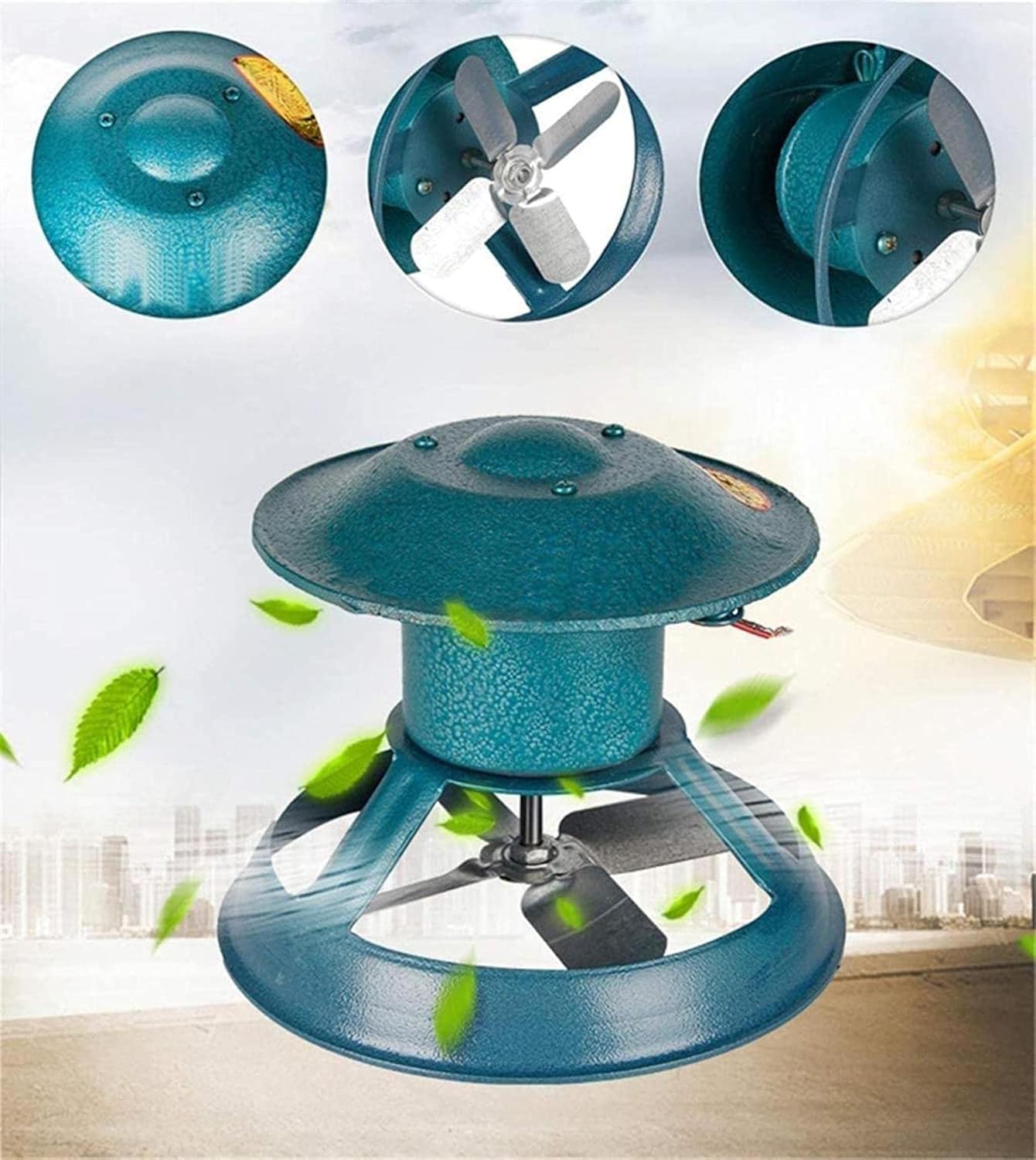Chimney Smoke Evacuator, Electric Chimney Fan Chimney Ventilation Fans Rooftop Inducer Fans Chimney Exhaust Fan,C,Fireplace Fans