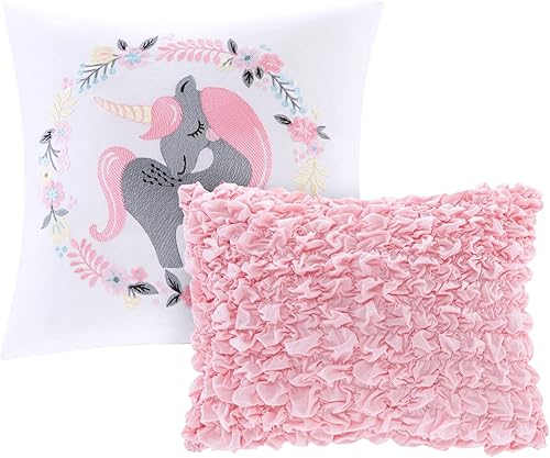 Miniatura 10 de Intelligent Design Juego de edredón reversible de algodón para niños, divertido y vibrante, estampado divertido, para todas las estaciones, colcha