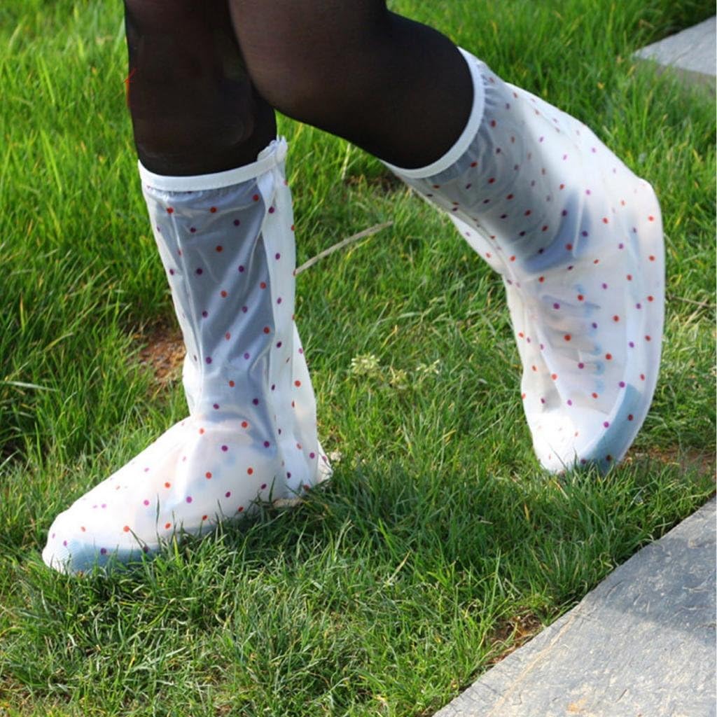 Demeanor Fashion Waterproof Foldable Rain Boots Shoes Boots Covers Protector for Children Women Girls Boys Men