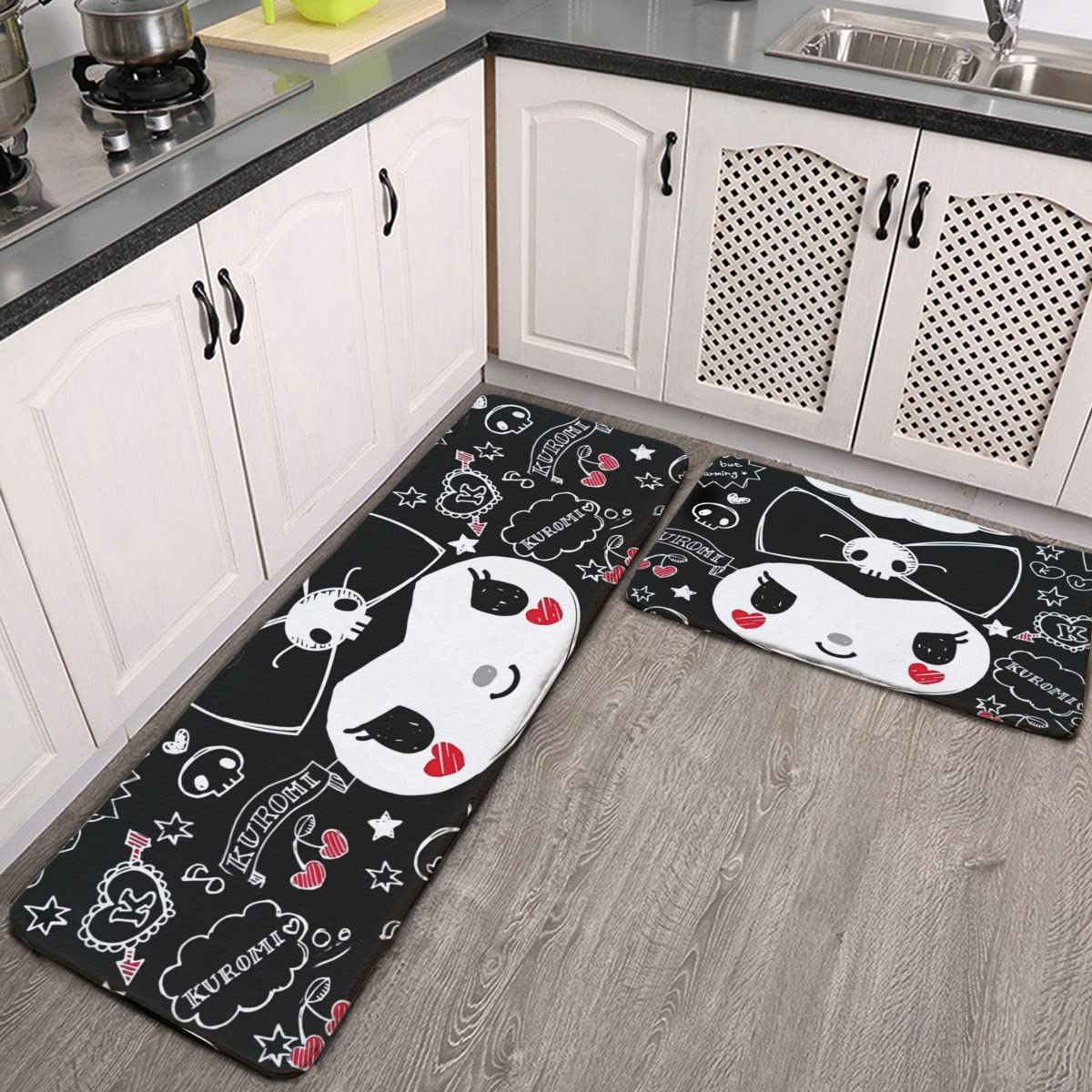 Amazon｜クロミ ちゃん マイメロディ キッチンマット ぐでたま 年中