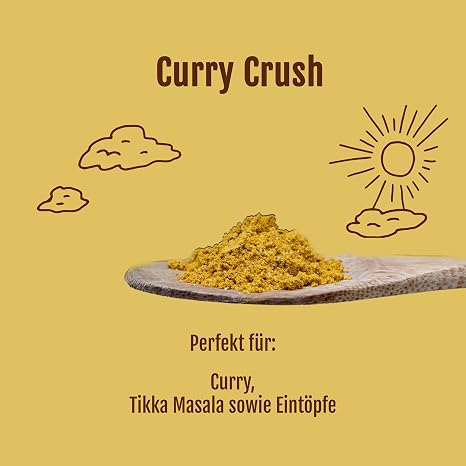 Kotányi Everyday Curry Crush - Indian Spice for Curries Stews & Tikka Masala - With Turmeric Cumin & Cinnamon - Aromatic Spice Blend - 70g