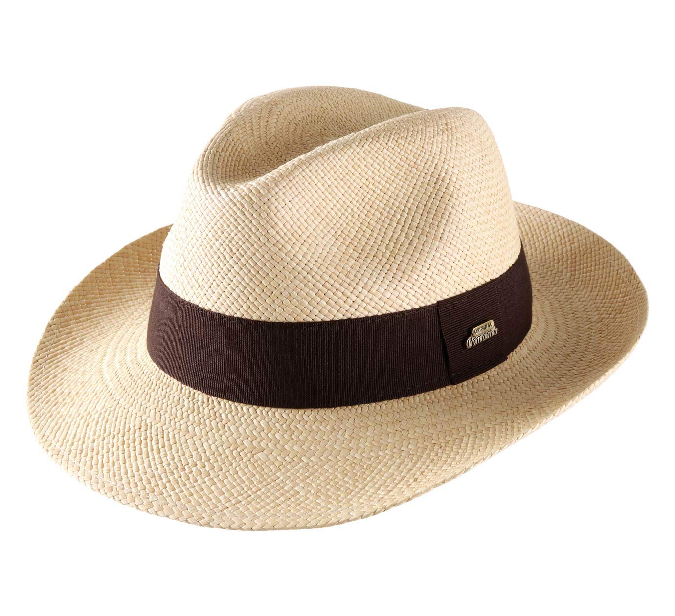 Authentique Chapeau Panama, tressage Traditionnel en Équateur Large Bord, Homme ou Femme Original Ecuador