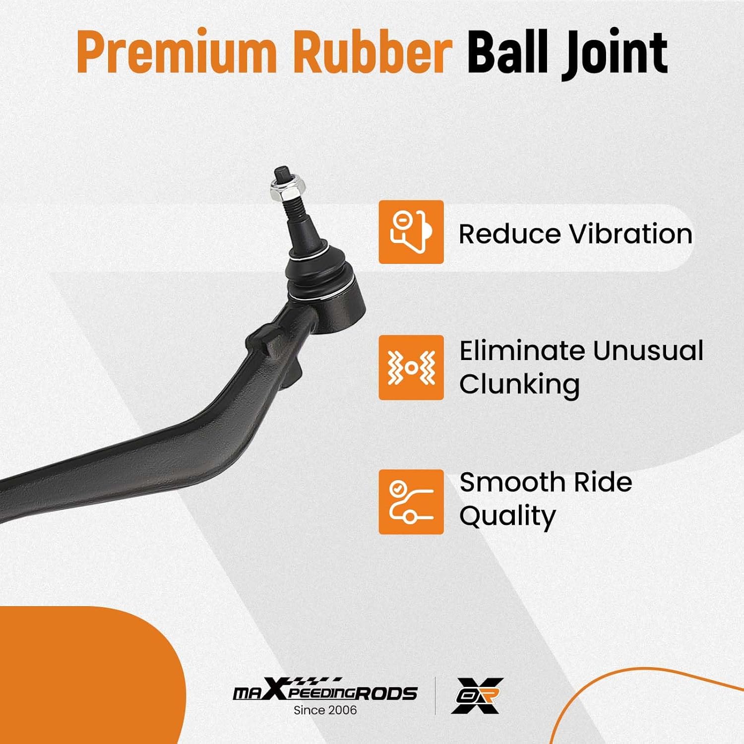 maXpeedingrods 10Pc Front Lower Forward Rearward Control Arm for Chevy Camaro 2010-2015, Suspension Kit Control Arm w/Ball Joint Sway Bar Link Tie Rod End, Replace K621478 K621479 K621480 K621481