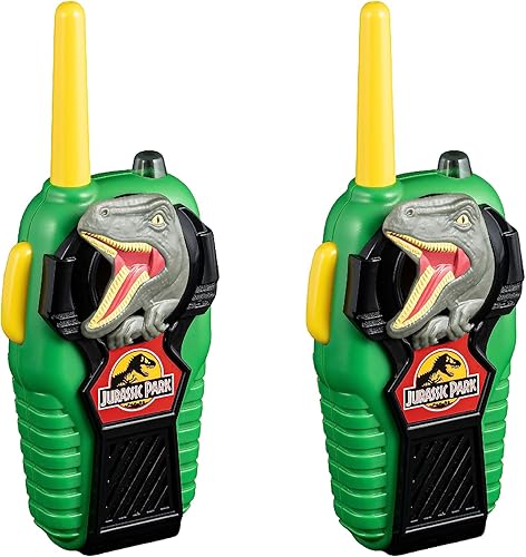 Miniatura 3 de ekids Walkie Talkies de juguete Jurassic Park para niños, juguetes de interior y exterior para niños y fanáticos de los juguetes de Jurassic Park