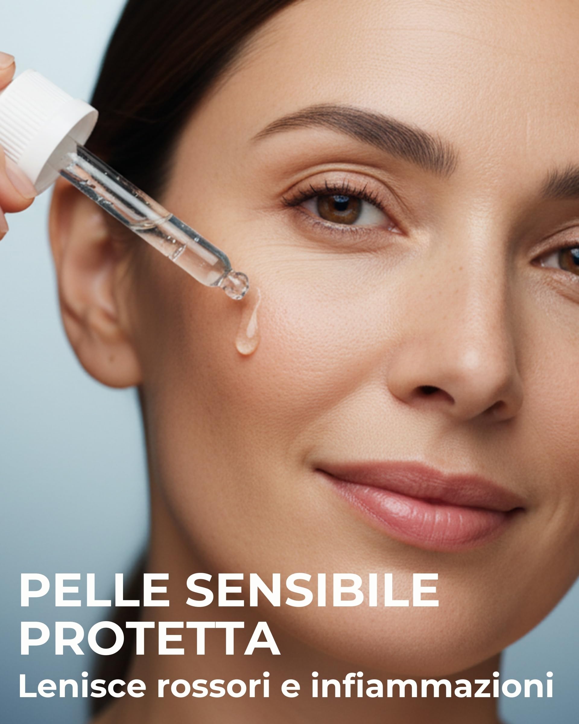 SERININA Siero Viso Esosomi Centella Asiatica con Acido Ialuronico - Idratante Anti-Age Protettivo - Pelle Sensibile - Glass Skin K-Beauty - 97% Naturale - 30ml - 5