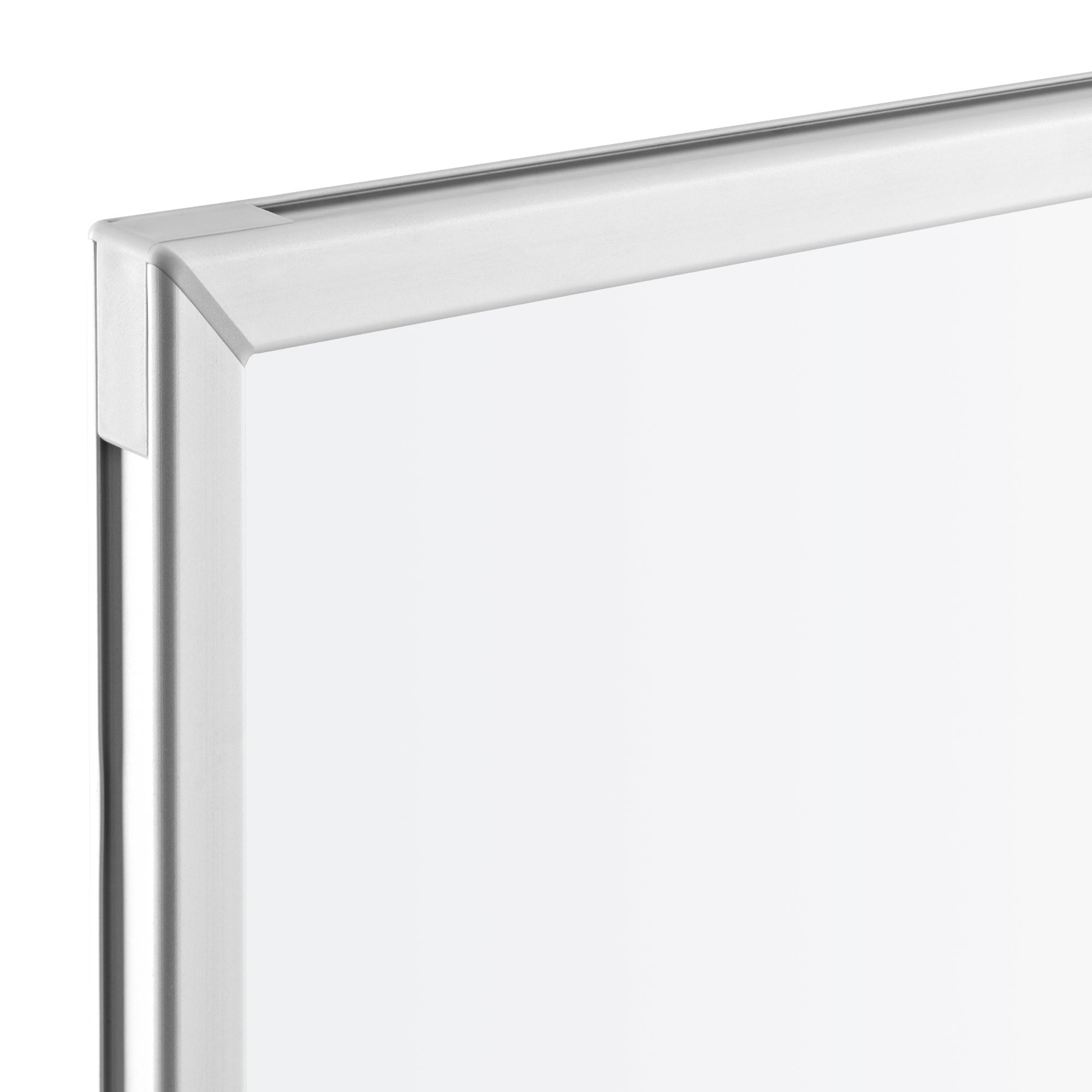 magnetoplan 1240989 Whiteboard mit Fahrgestell, speziallackierte Oberfläche, komplett mit Ablageschale für Marker und Zubehör, 2000 x 1000 mm