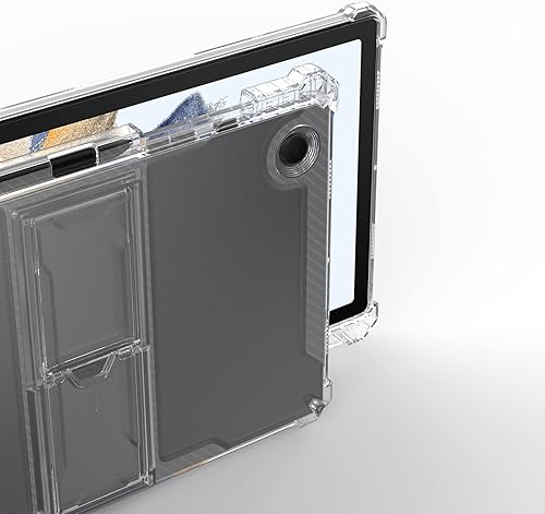 Miniatura 4 de Dteck Funda para Galaxy Tab A7 Lite 8.7 SM-T220T225T227, Funda de piel sintética con soporte de visión multiángulo con cubierta trasera de TPU