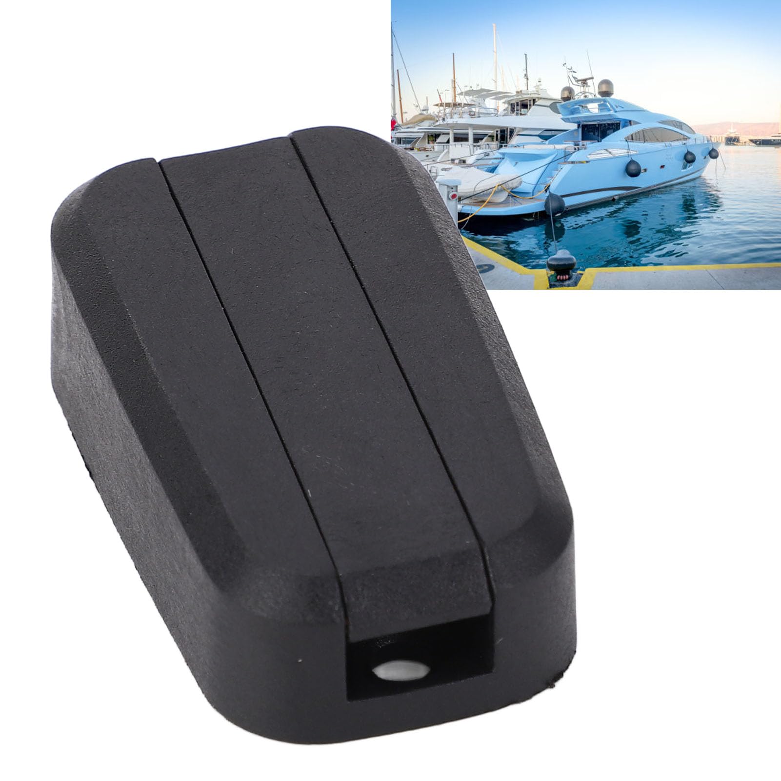 Natudeco Foldable Coat Hook Folding Nylon Hat Hook RV Accessories for Boats Yachts Home Black