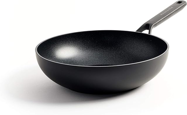 Kitchenaid Wok, Aluminium, Czarny, 28 cm/3,6l