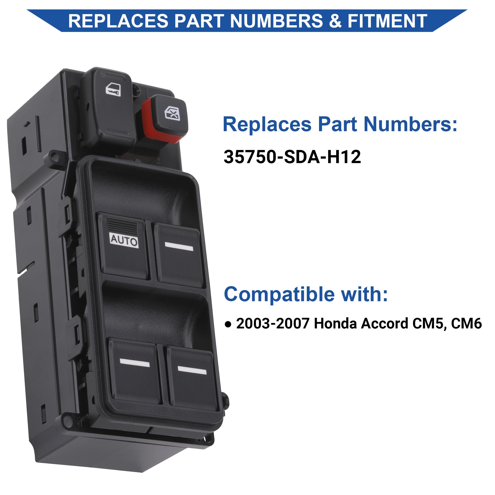 Amazon.com: AiYiGu Master Power Window Switch Front Left Driver
