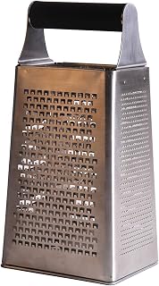 Mercer Grates 4 Sided Acid Etched Box Grater,Black