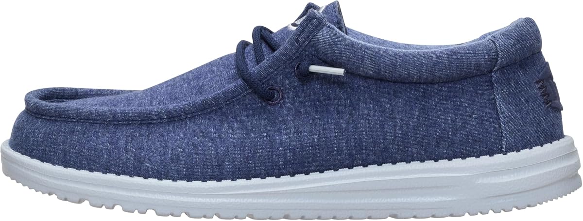Zapatos sin cordones Wally Stretch Jersey de HEYDUDE para hombre | Mocasines de viaje ligeros y cómodos con cordones elásticos