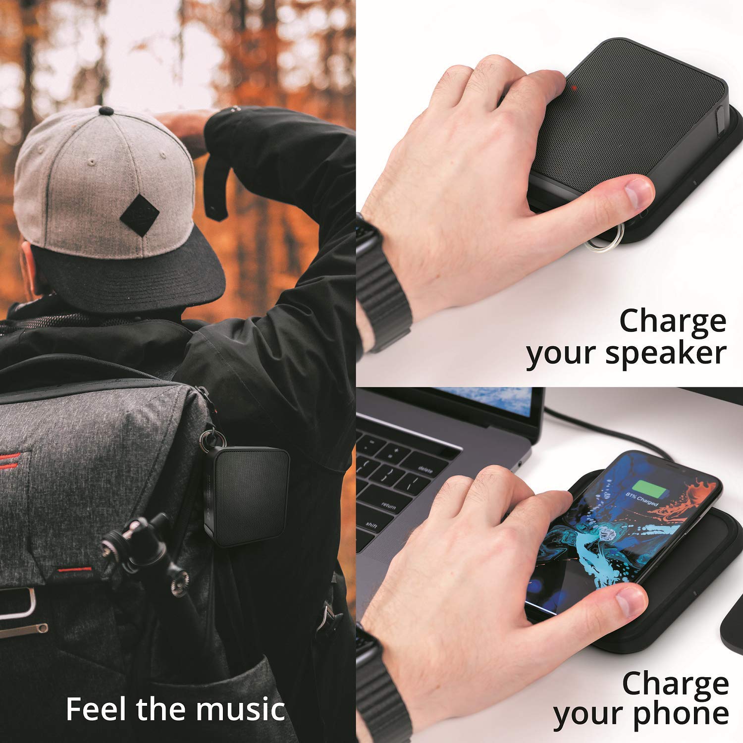 METRONIC - Altoparlante portatile Bluetooth 6 W + caricatore