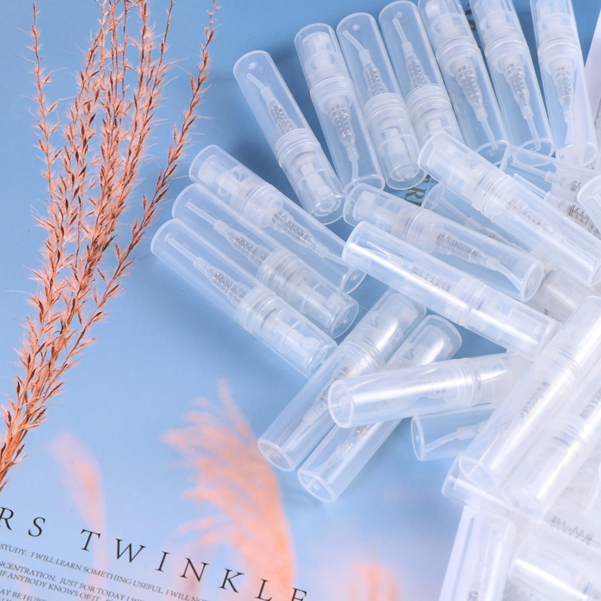 Operitacx 60 Piezas Botella de Perfume Portátil de 2ml en Plástico