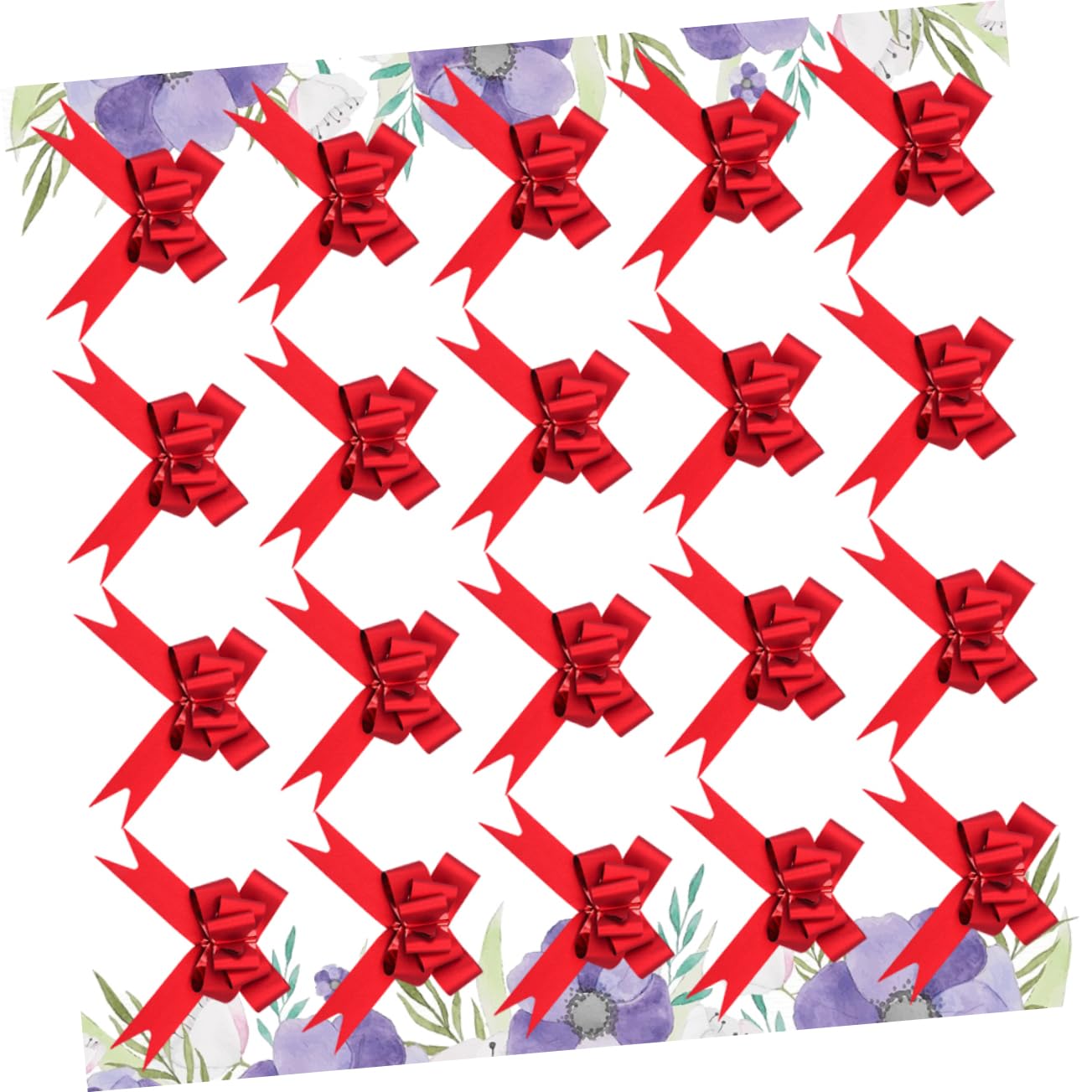 SOLUSTRE 60stücke Zierte Schleifen Mit Schneeflocken-muster Rote Geschenkband-schleifen Für Weihnachten Und Hochzeiten Dekorative Zugschleifen Für Festlichkeiten Und