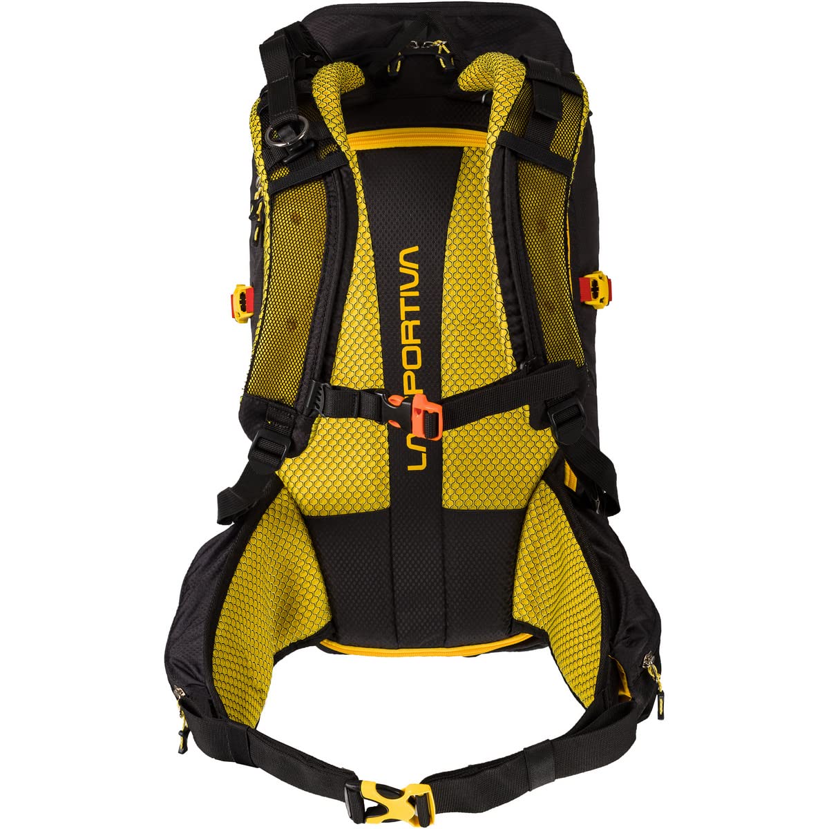 La Sportiva Moonlite Backpack Gelb - Robuster vielseitiger Skitourenrucksack, 30l, Größe 30l - Farbe Black - Yellow