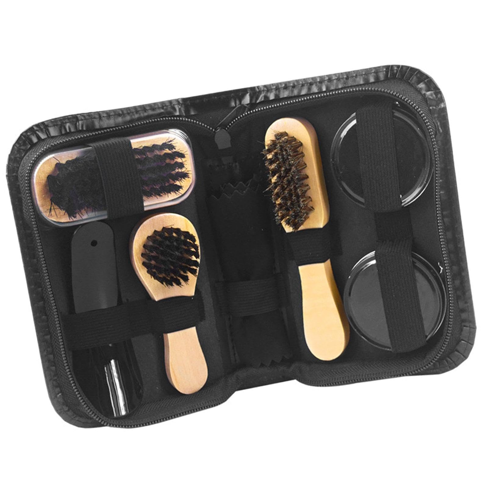 GRIRIW 1 PC Fournitures d'entretien Kit d'entretien des Bottes pour Le Nettoyage Tissu De Cirage De Chaussures Kit d'entretien pour Cuir Serviettes De Nettoyage