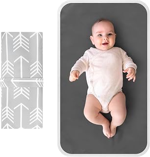 Accmor Portable Diaper Changing Pad, Waterproof Foldable Baby Changing Mat for Travel, Baby Essentials Shower Registry Gifts