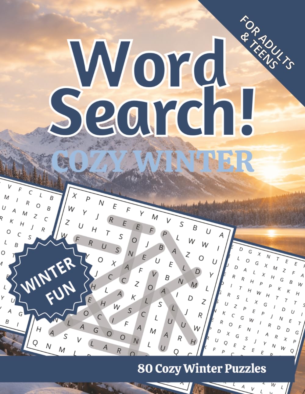 Winter Word Search: Elegant Puzzles for Cozy Winter Evenings
