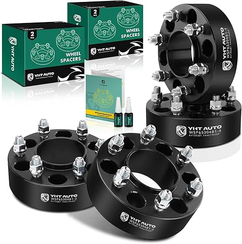 YHTAUTO Espaciadores de rueda centrados de 0.236 x 5.315 in de 2 pulgadas para Ford F-150, Expedition & Lincoln Navigator 2003-2014, Mark LT,