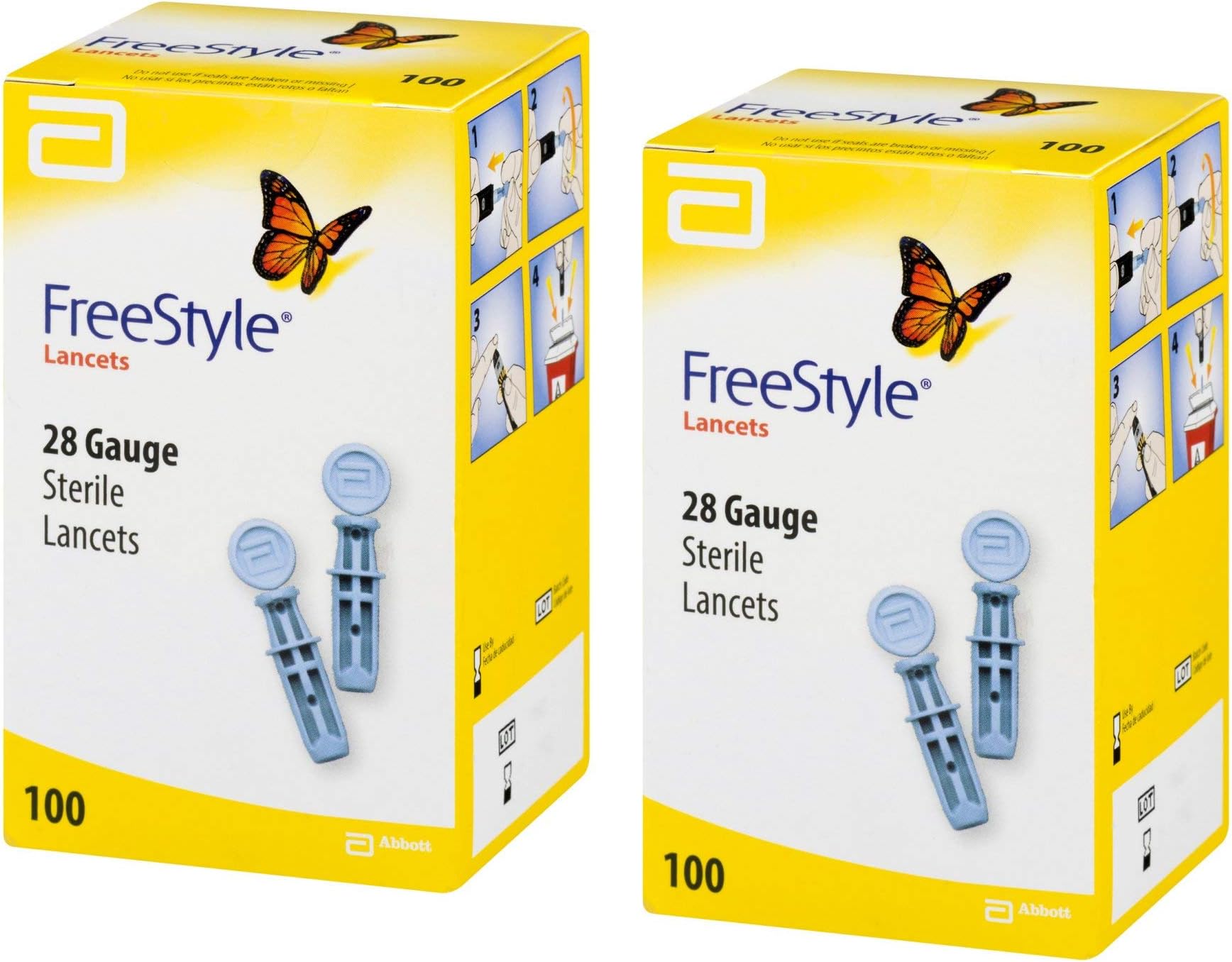 Freestyle Sterile Lancets 28 gauge - 200 ct