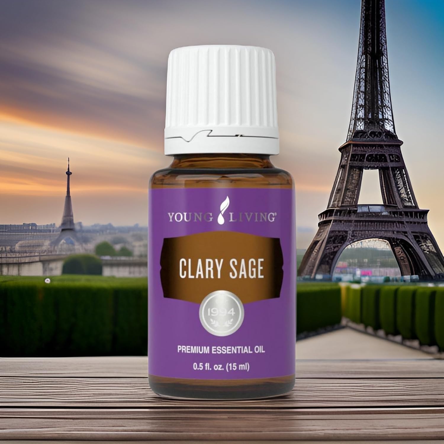 Young Living Clary Sage Essential Oil | 15 ml | Soft Herbal Floral Aroma for Diffusers, Massage & Aromatherapy | Botanical Oil for Hair & Skincare Routines | Mediterranean | Premium Quality