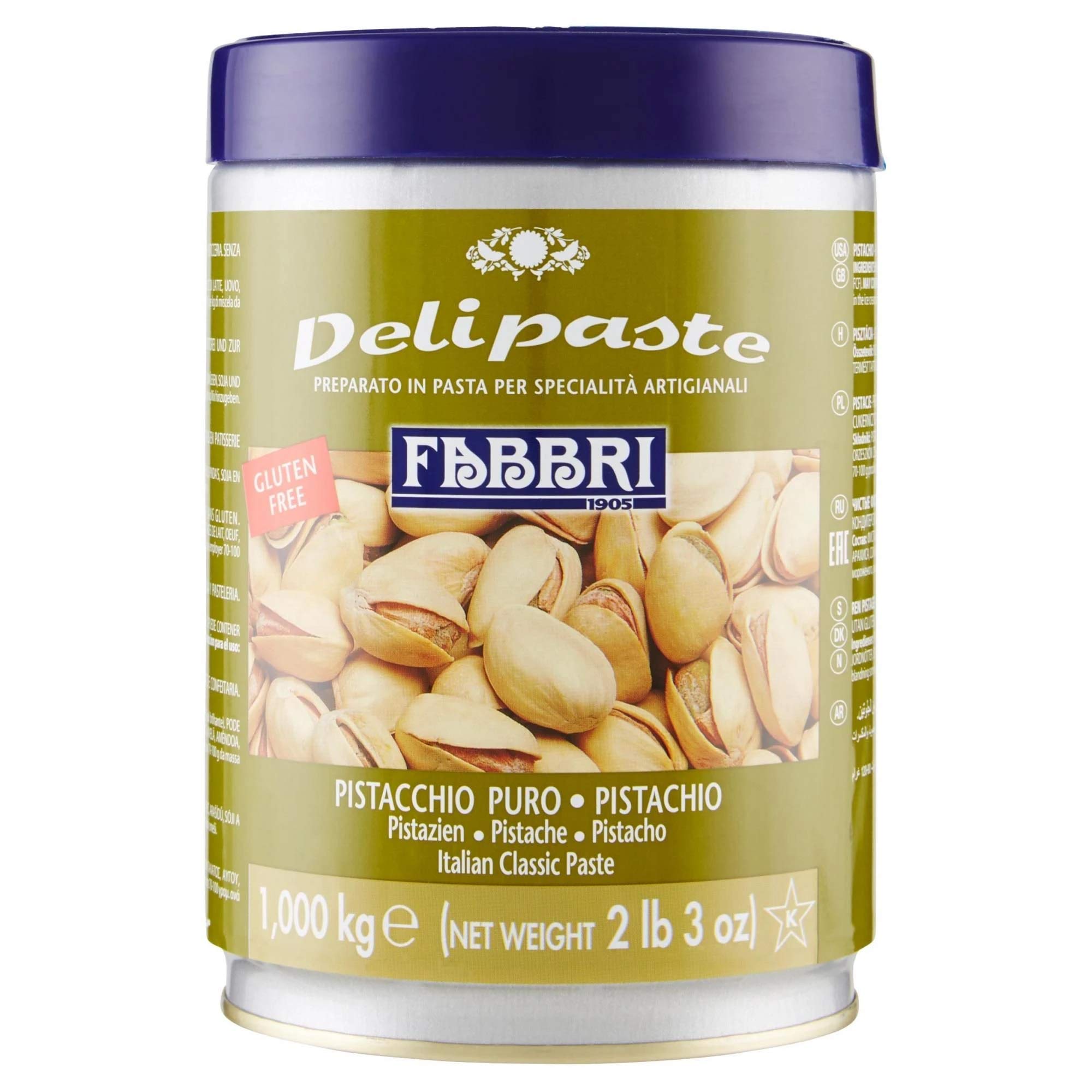 PISTACHO DELIPASTE PURO KG 1