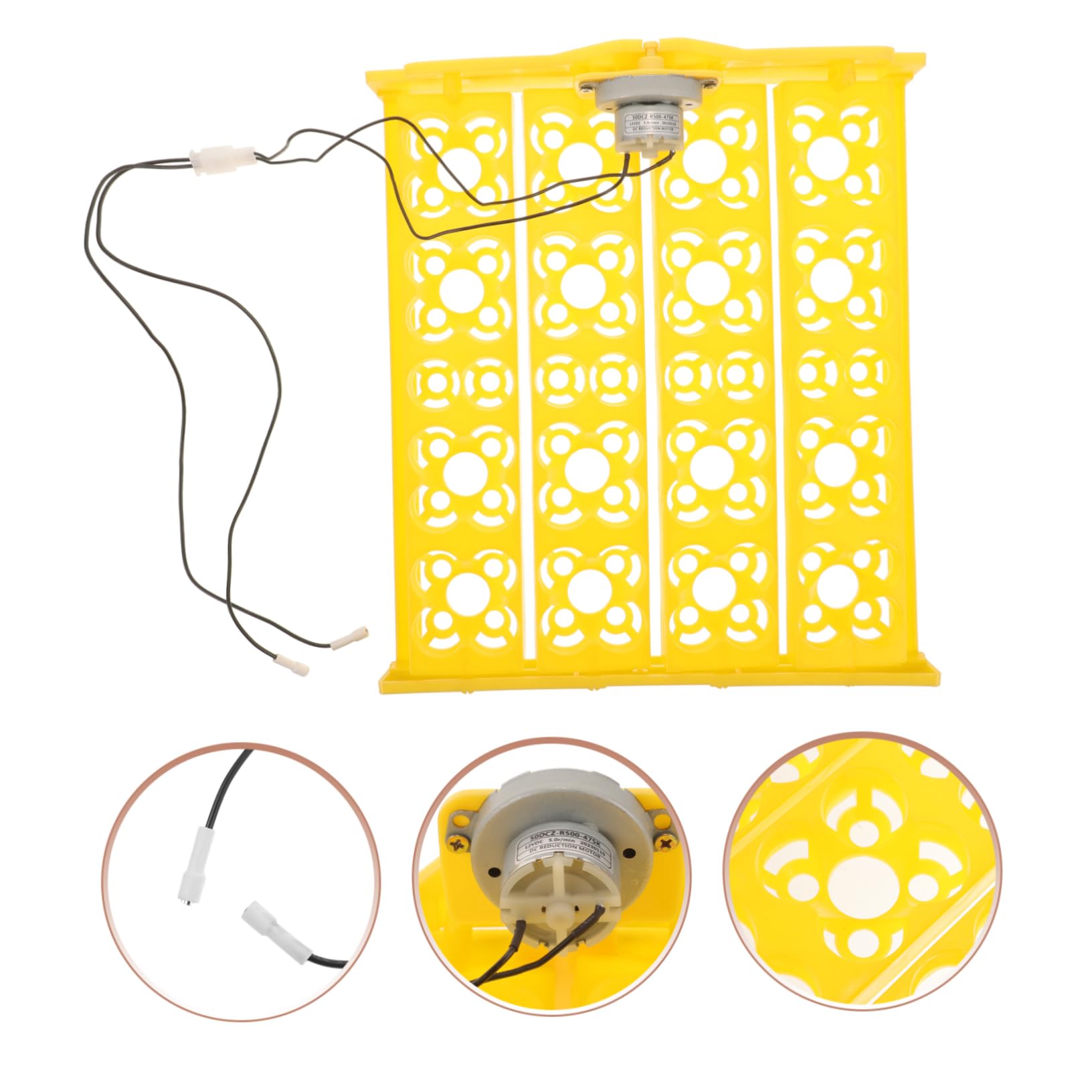 BESPORTBLE Vassoio per Incubatrice Automatico in Plastica per Rotazione delle Uova di Gallina Forniture per Incubatrice Domestica per Schiusa dei Polli